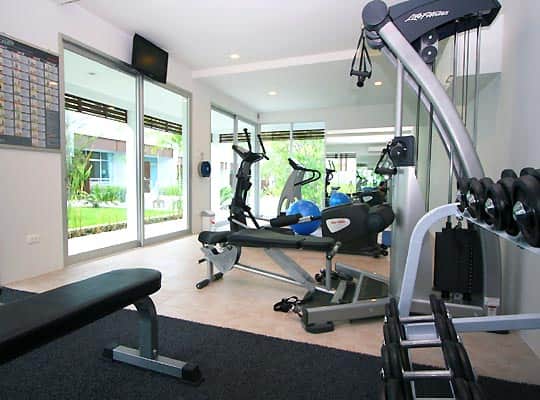 Gym and Outdoor Yoga Space