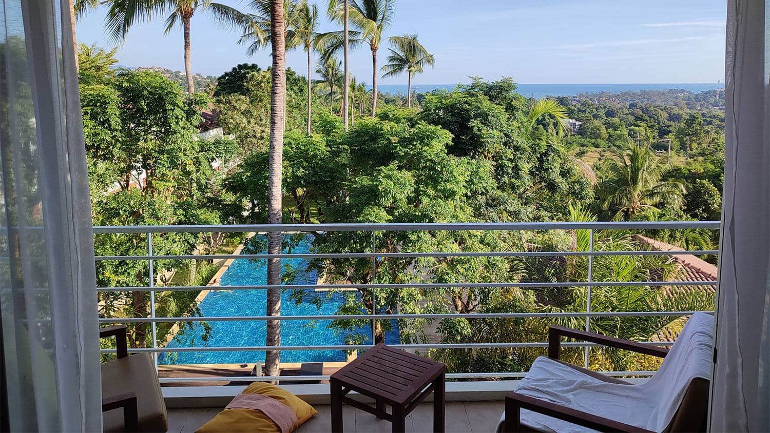 Park Samui resort with pool and tropical gardens